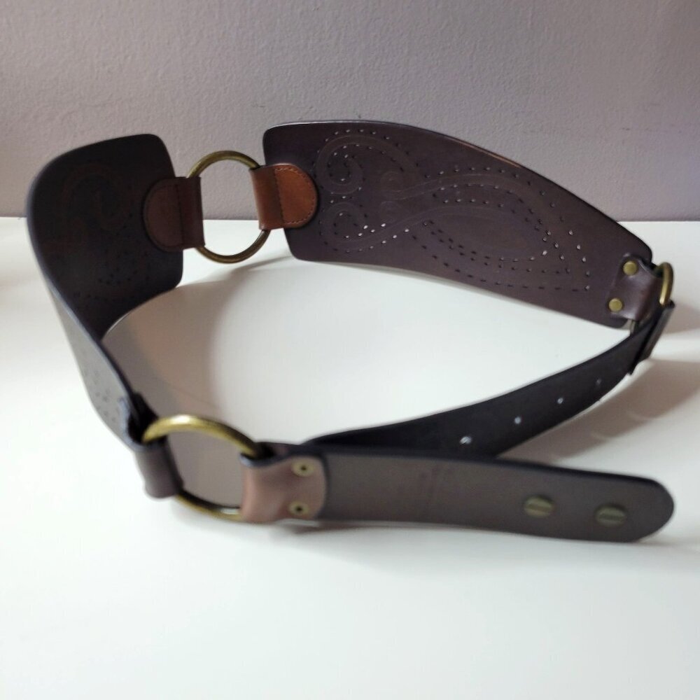 Hobo Brown Leather belt Women  size 34